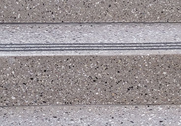 Abstract view of steps and risers